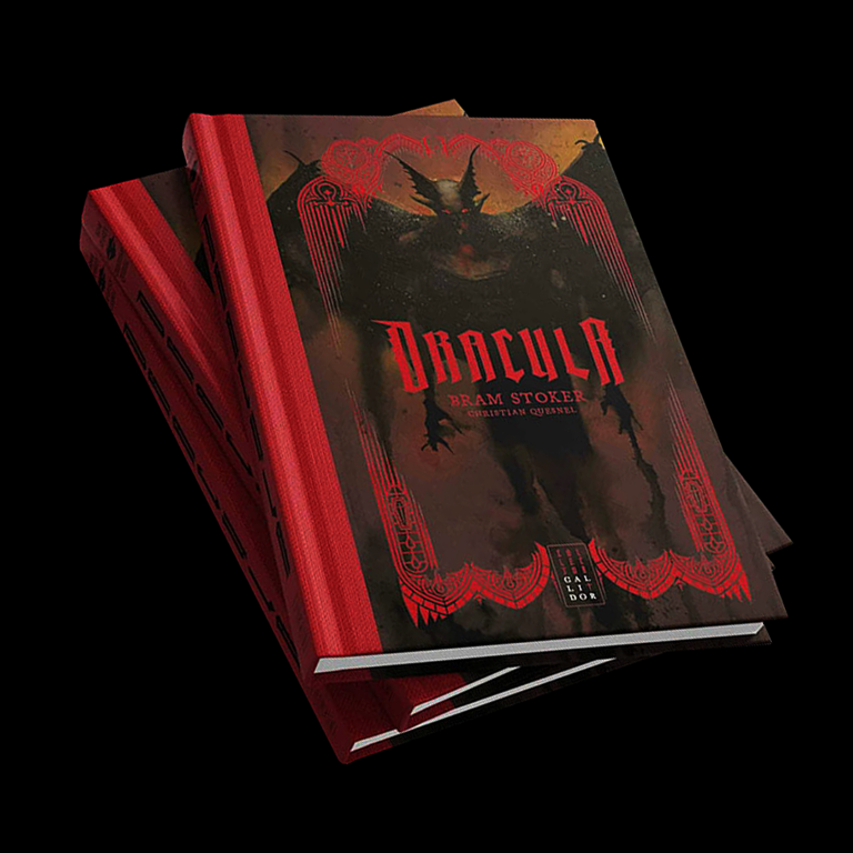 Dracula, roman de Bram Stoker, illustration de Christian Quesnel (Éditions Callidor)